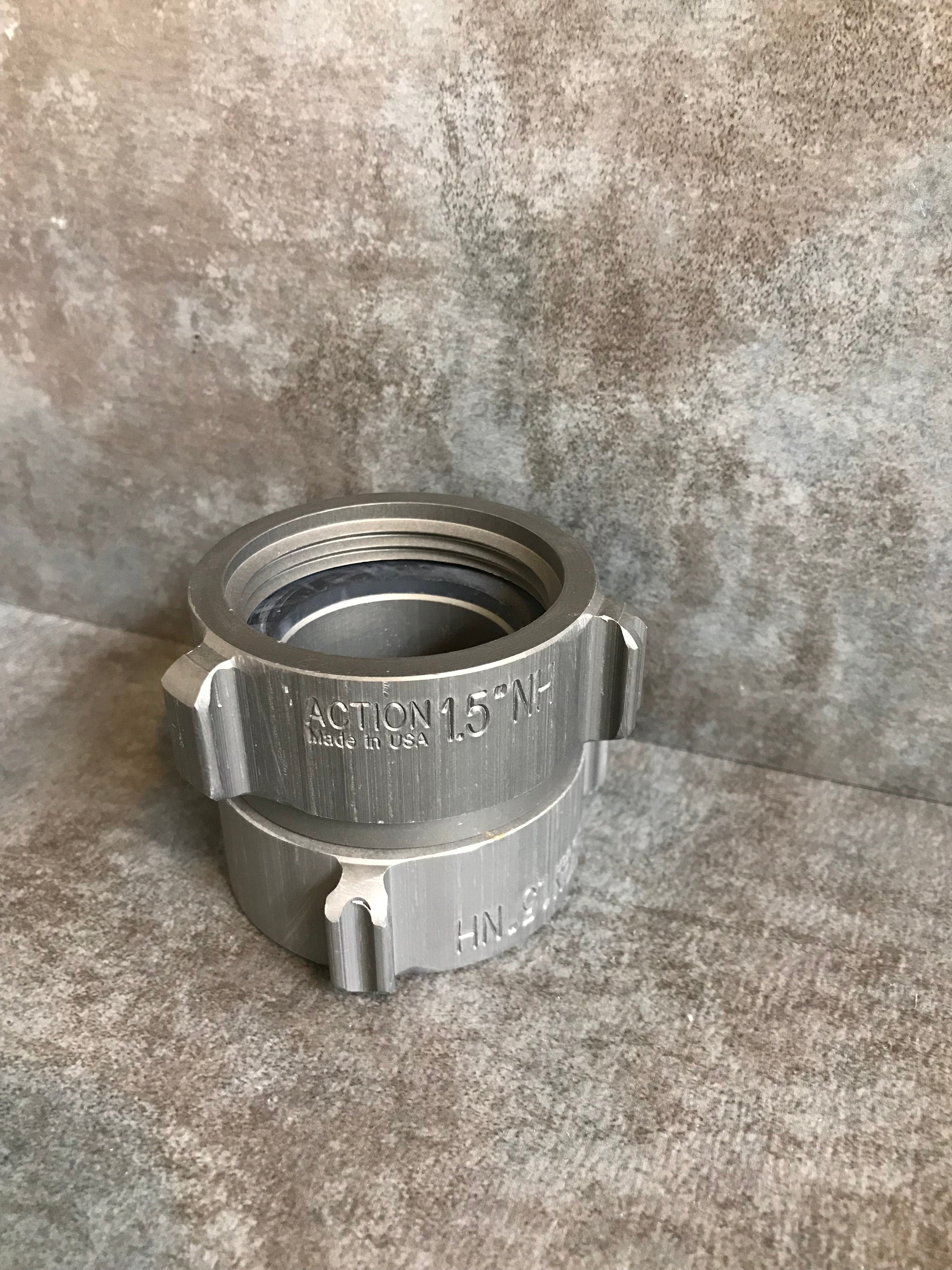 1.5" F.NST X 1.5" F.NST SWIVEL ALUMINUM ROCKER LUG ADAPTER