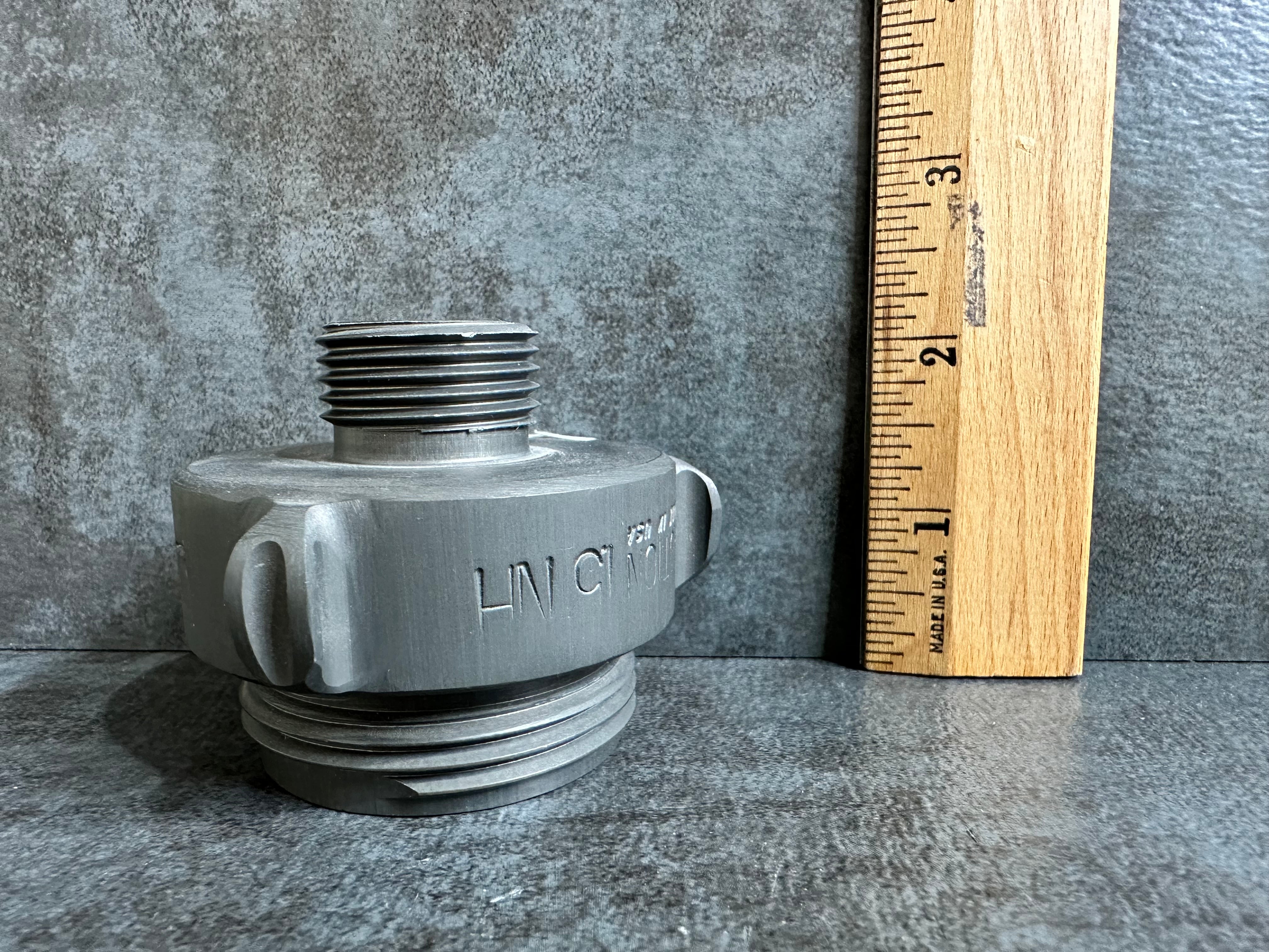 1.5" M.NST X 3/4" Male Garden Hose Thread ALUMINUM ROCKER LUG ADAPTER