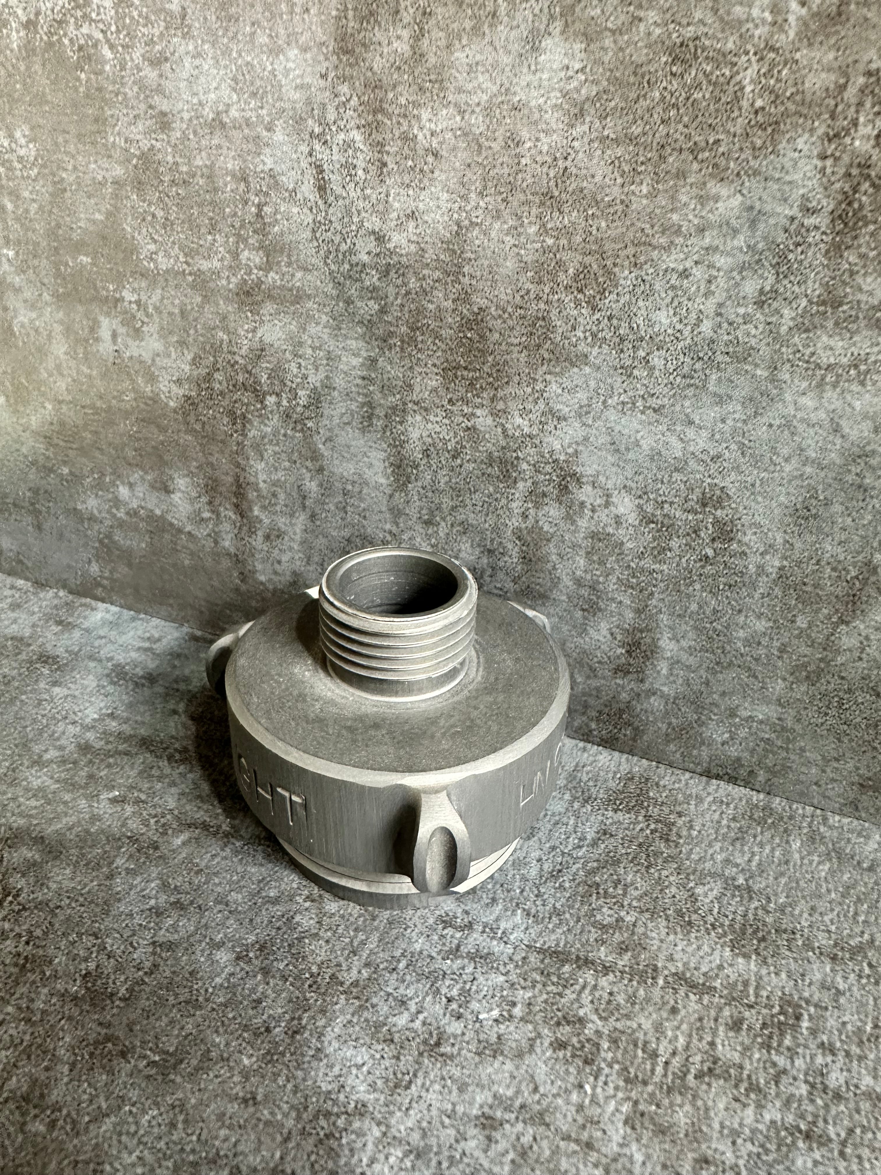 1.5" M.NST X 3/4" Male Garden Hose Thread ALUMINUM ROCKER LUG ADAPTER