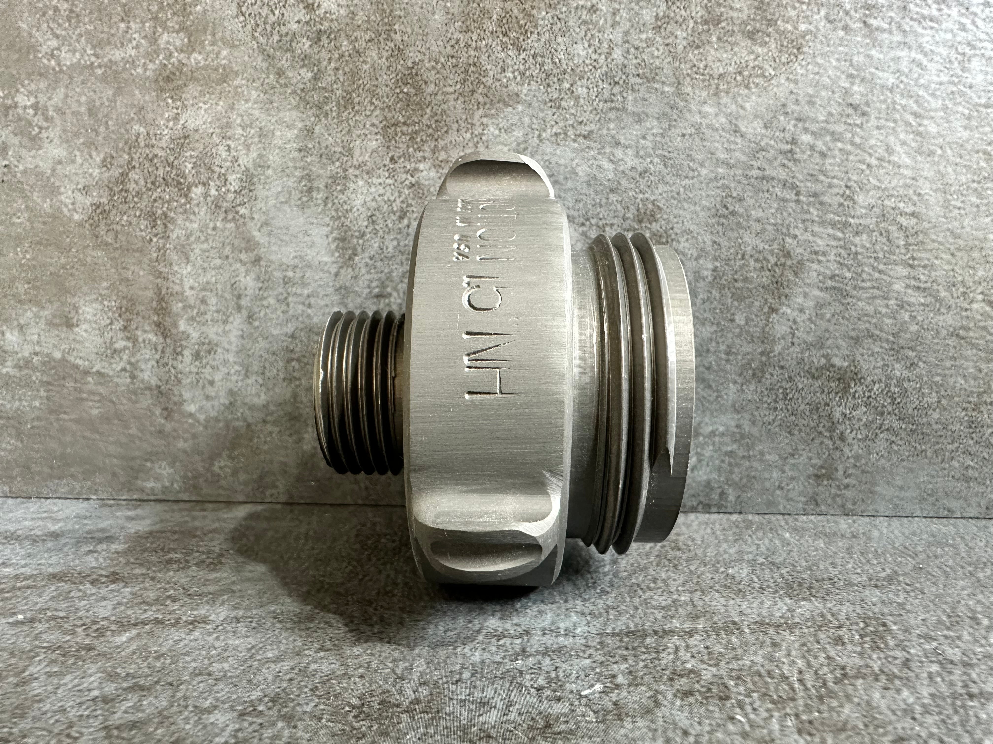 2.5" M.NST X 3/4" Male Garden Hose Thread ALUMINUM ROCKER LUG ADAPTER