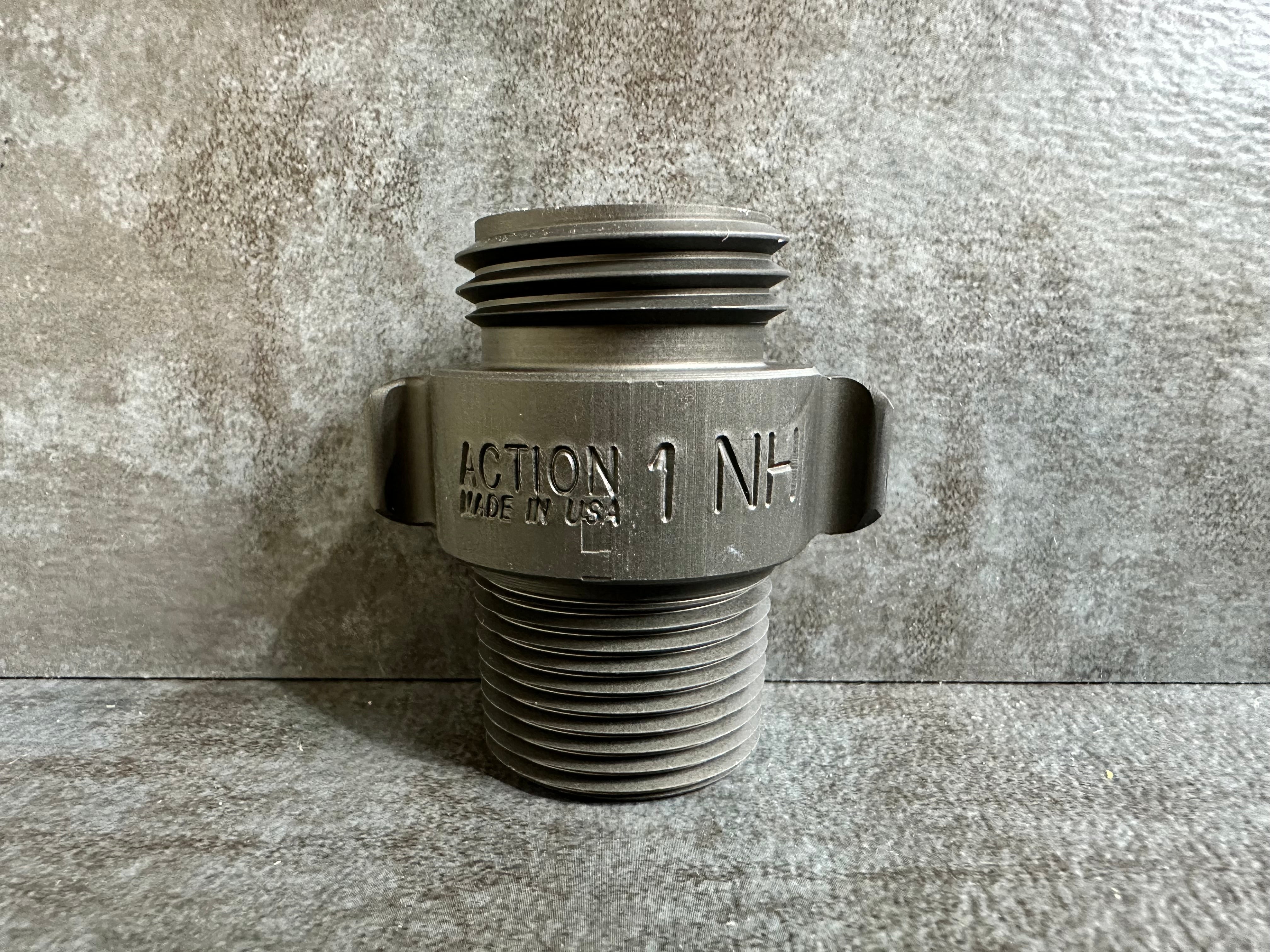 1.5" M.NST X 1.5" M.NPT ALUMINUM ROCKER LUG ADAPTER