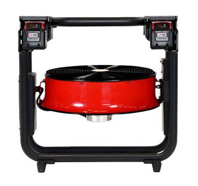 Super Vacuum V18-BL-08-SP Milwaukee Battery PPV Fan