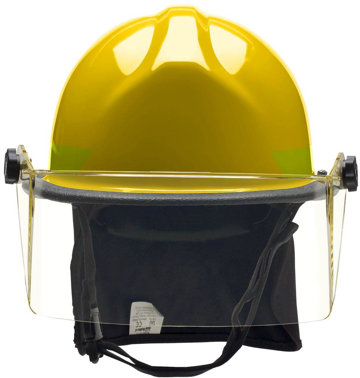 Bullard PX Fire Helmet with 4" Face Shield
