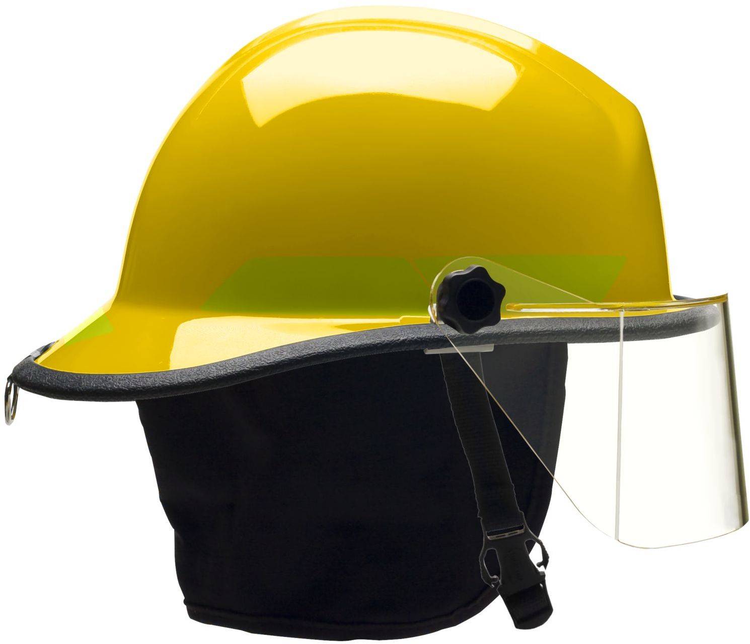 Bullard PX Fire Helmet with 4" Face Shield