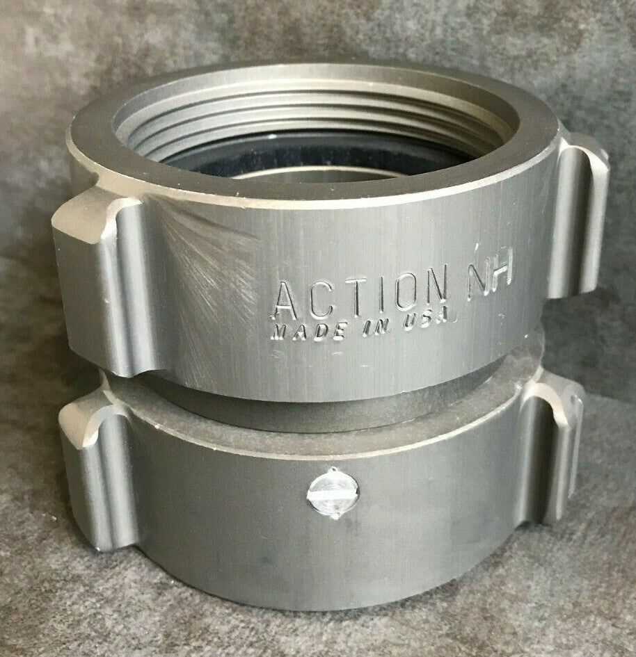 2.5" F.NST X 2.5" F.NST SWIVEL ALUMINUM ROCKER LUG ADAPTER