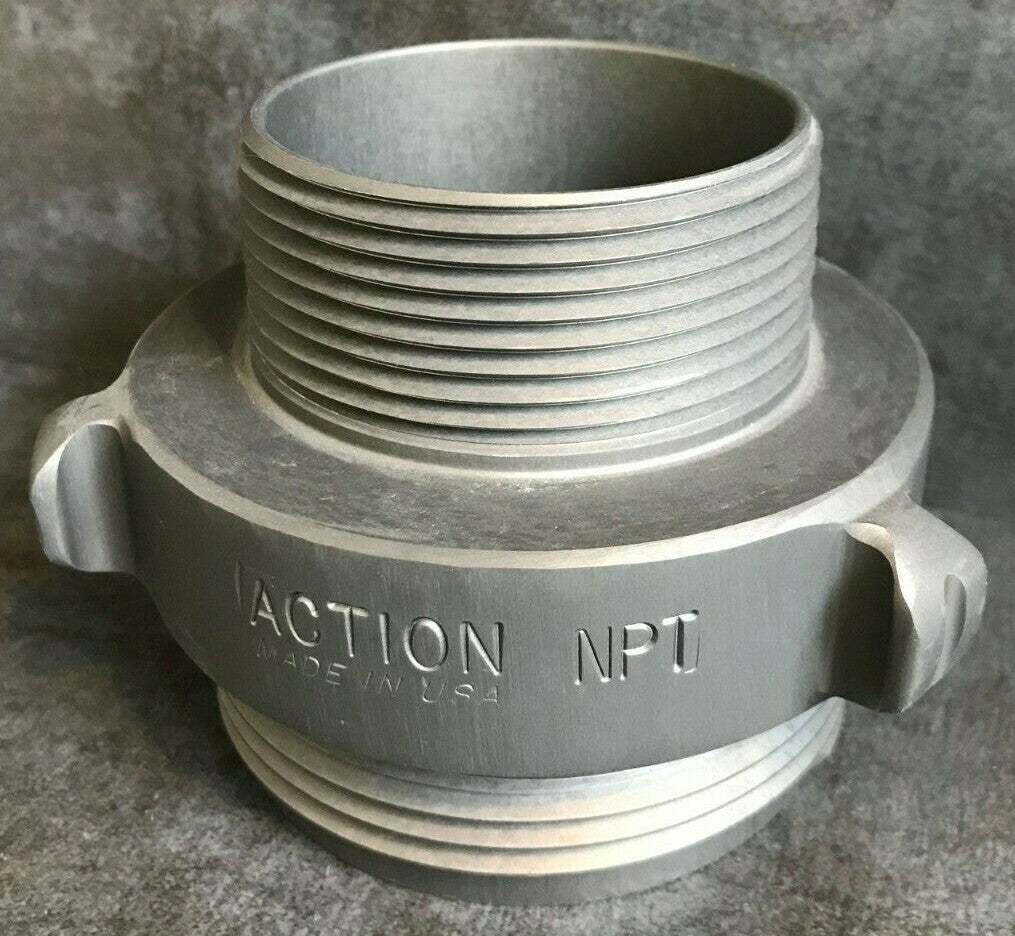 3" M.NST X 2.5" M.NPT ALUMINUM ROCKER LUG ADAPTER