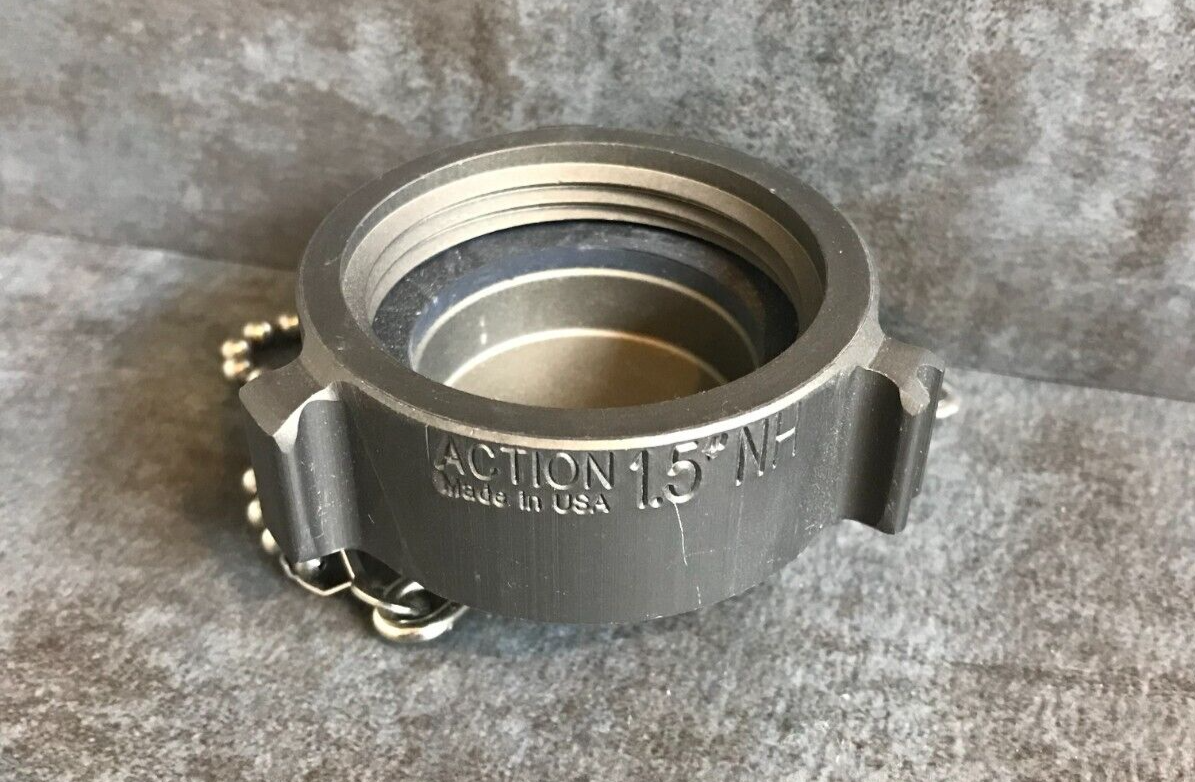 Action 1.5" F.NST Rocker Lug Aluminum Cap with Chain