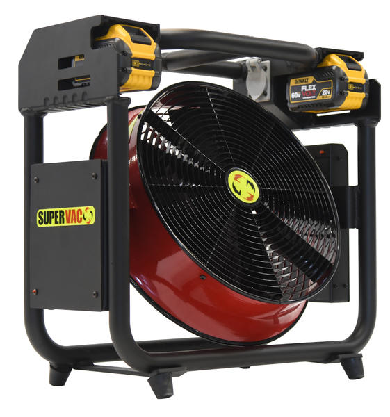 Super Vacuum V16-BD-09-SP DeWalt Battery PPV Fan