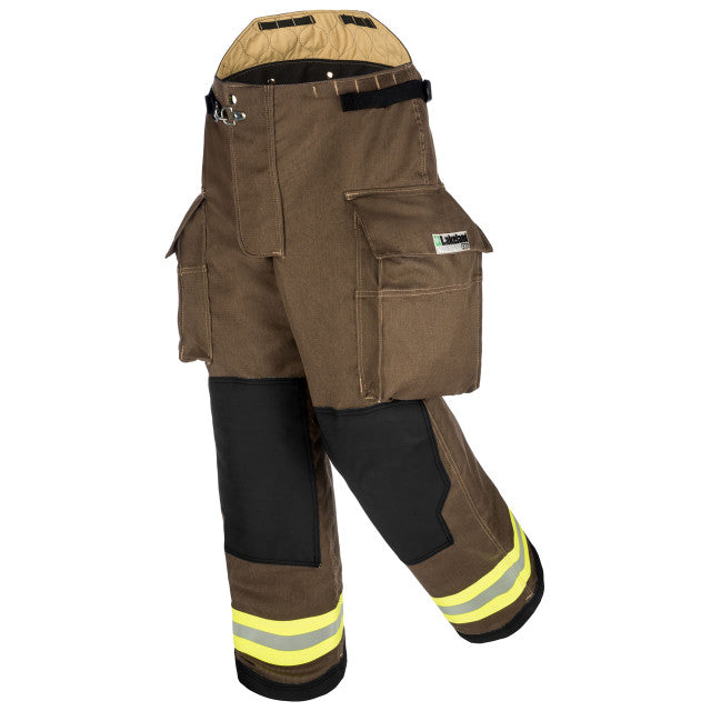 Lakeland OSX B1 Khaki Turn-Out Pant with Black-Ops Suspenders