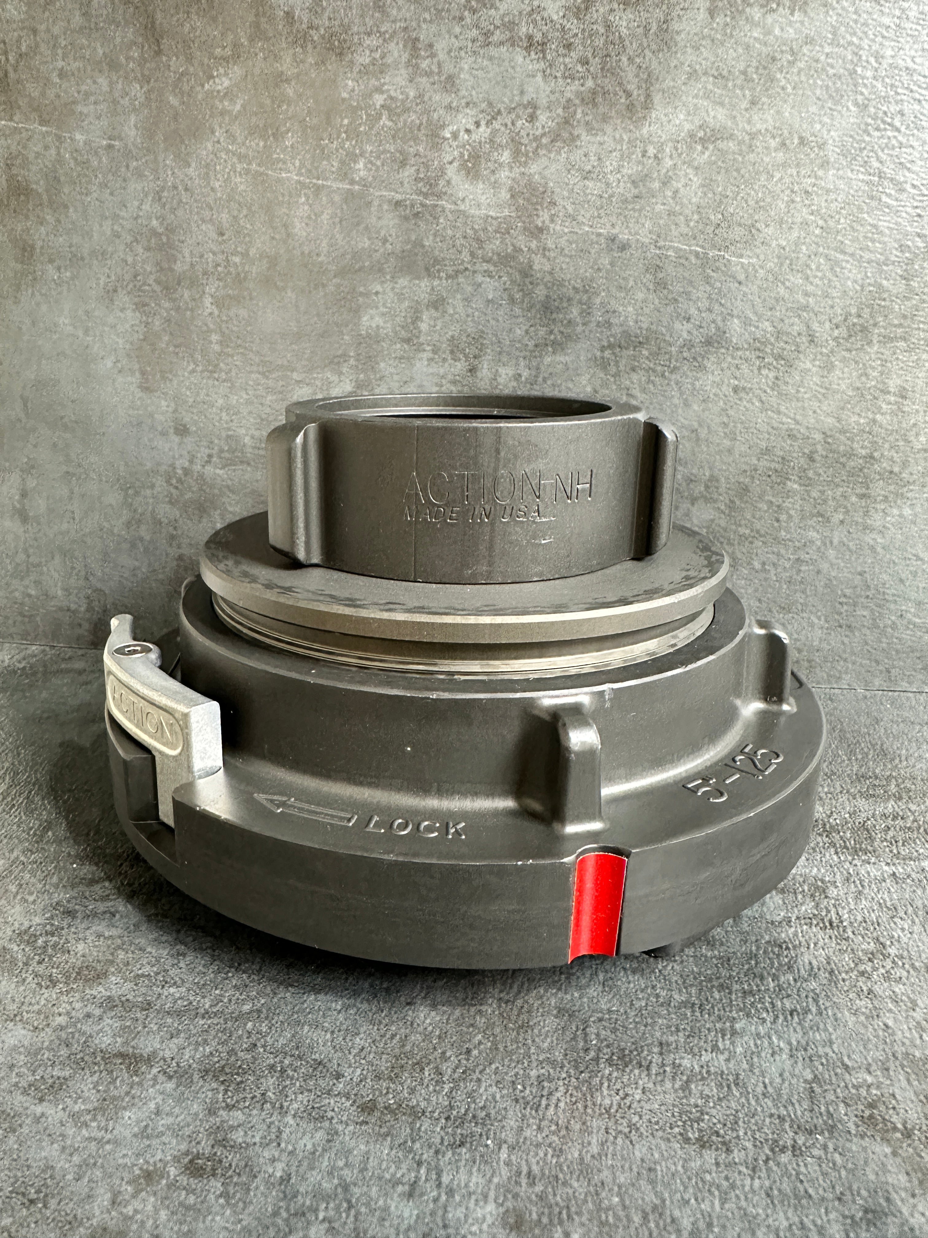 2.5" F.NST SWIVEL X 5" STORZ ALUMINUM ROCKER LUG ADAPTER