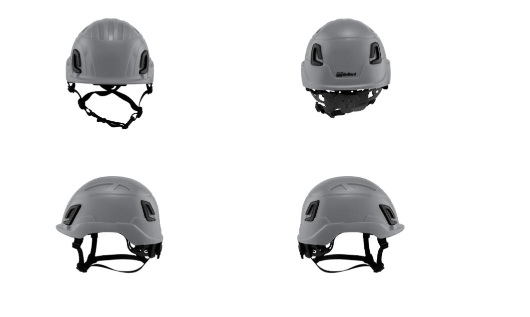 Bullard Adaptix Rescue NFPA Helmet - Vented - Full Silver Striping - MUST BUY 5 HELMETS