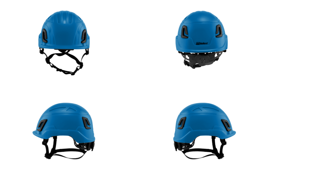 Bullard Adaptix Rescue NFPA Helmet - Vented - Full Silver Striping - MUST BUY 5 HELMETS