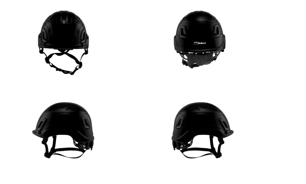 Bullard Adaptix Rescue NFPA Helmet - Vented - Full Silver Striping - MUST BUY 5 HELMETS