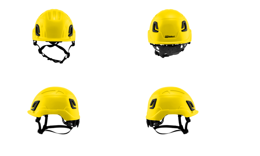 Bullard Adaptix Rescue NFPA Helmet - Vented - Full Silver Striping - MUST BUY 5 HELMETS