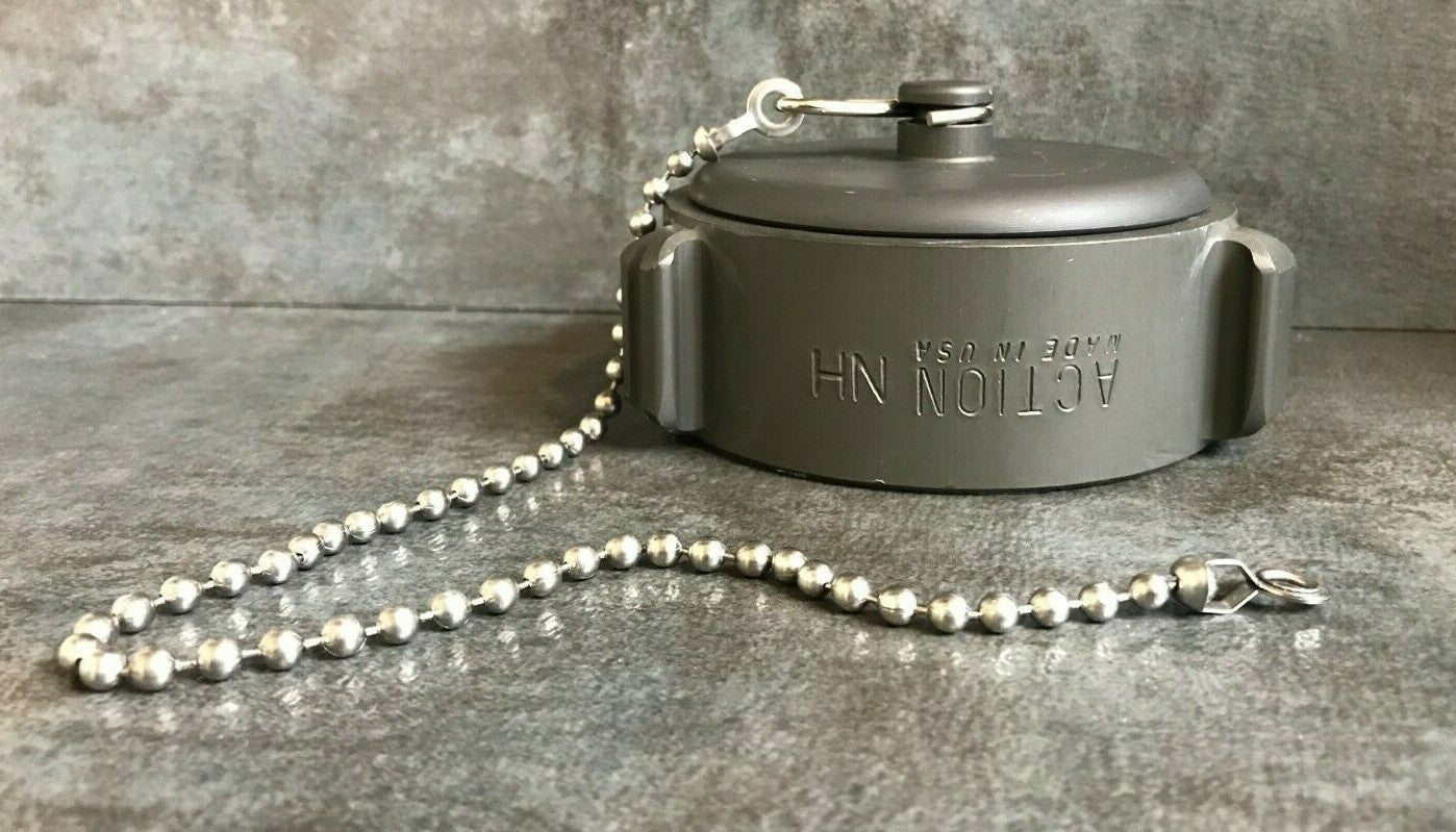 Action 2.5" F.NST Rocker Lug Aluminum Cap with Chain