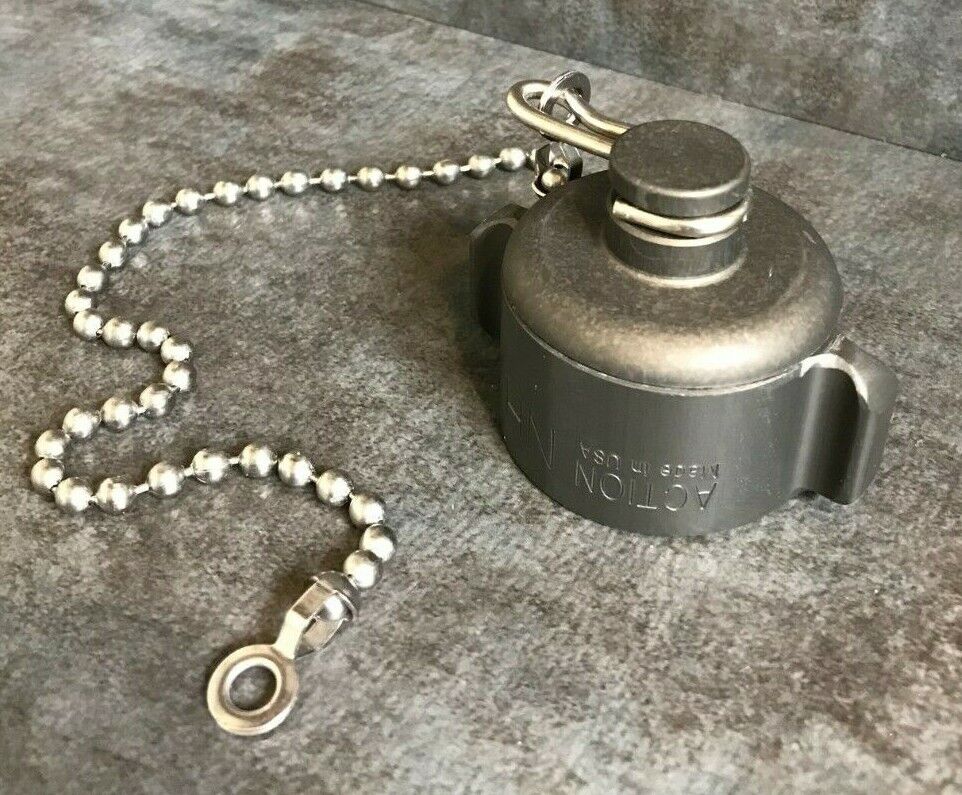 Action 1" F.NST Rocker Lug Aluminum Cap with Chain